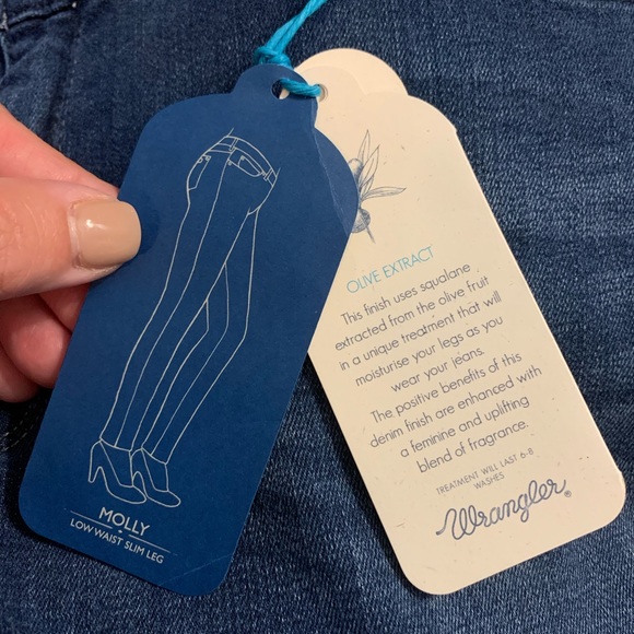 NWT Wrangler Ladies Spa Denim Stretch Skinny Jean - Picture 10 of 13